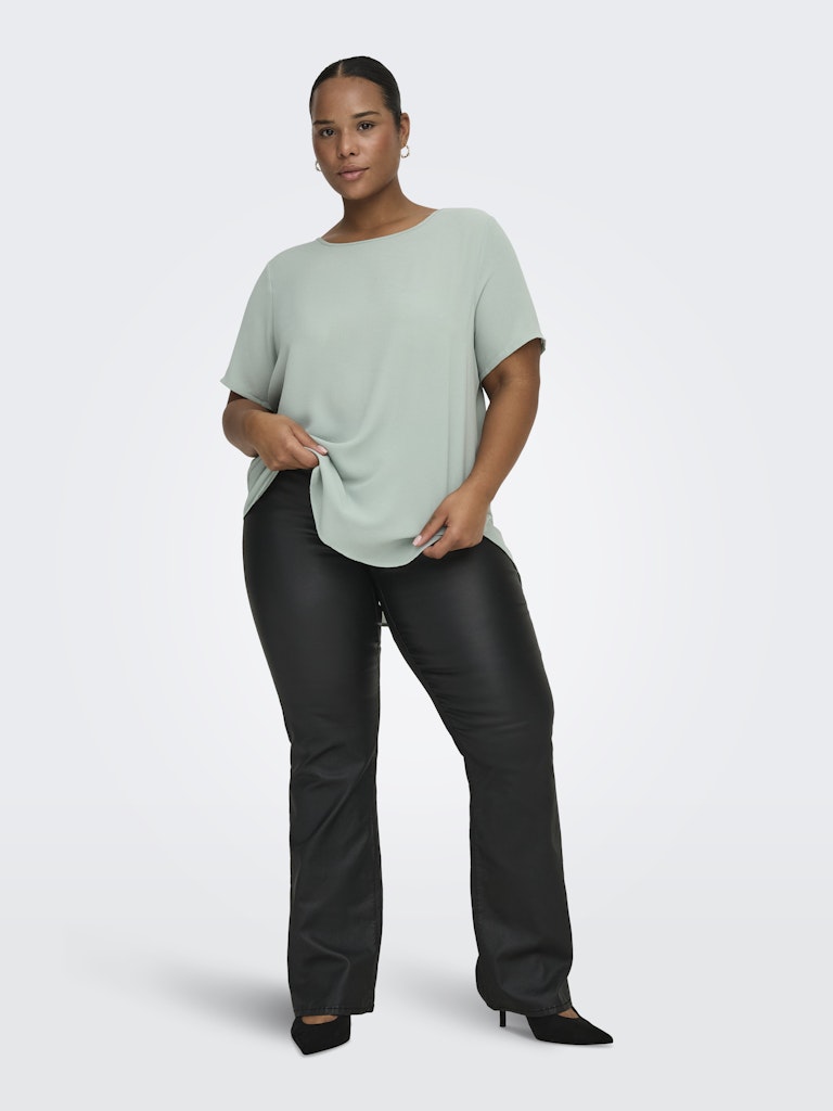 Only Carmakoma Vica S/S Top Wvn Dames