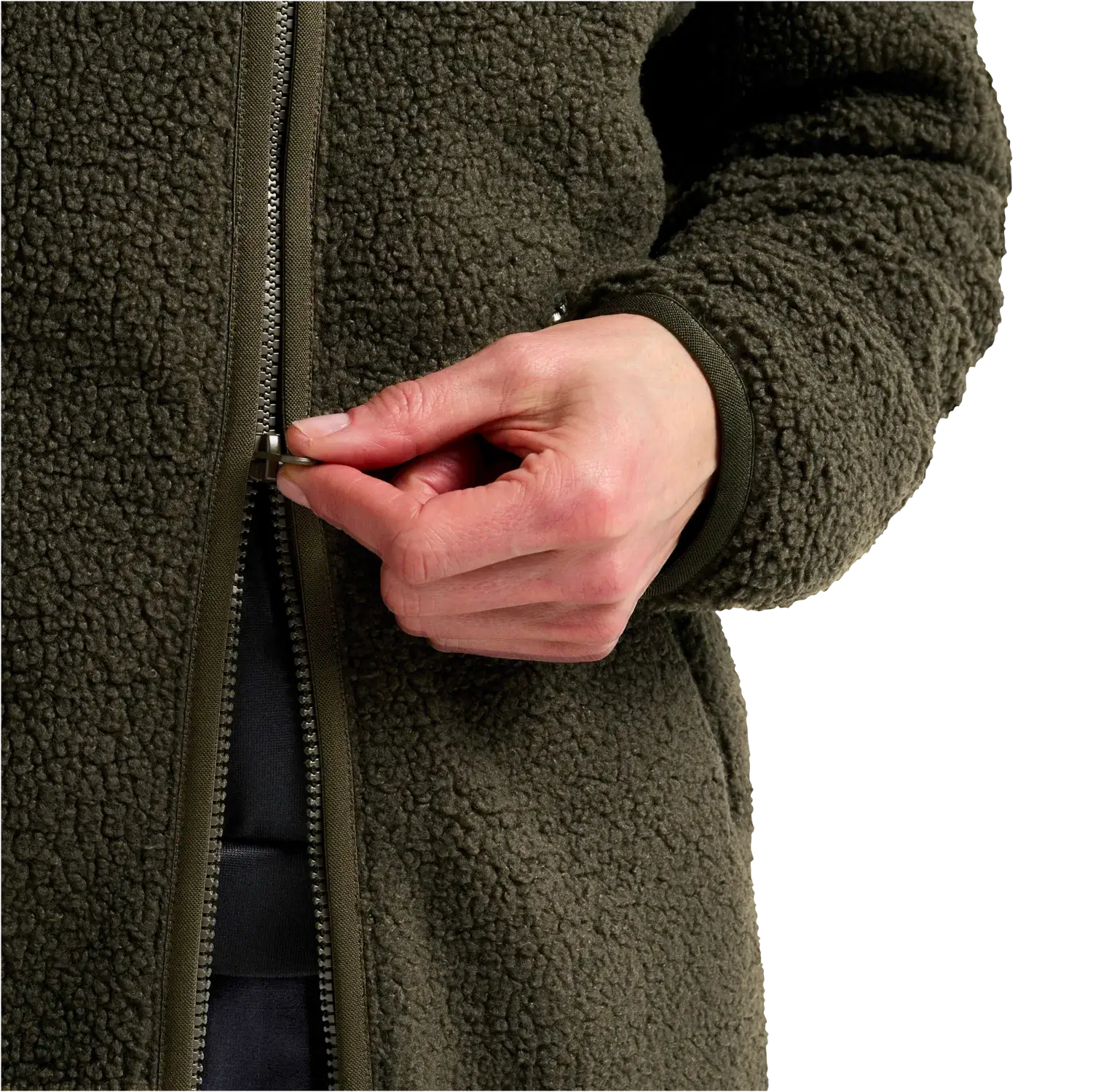 Jack Wolfskin Midlayer High Curl Coat Dames Jack Wolfskin Midlayer High Curl Coat Dames