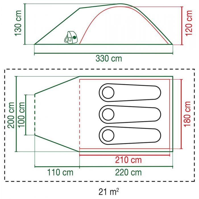 Coleman Tent Kobuk Valley 3 Plus