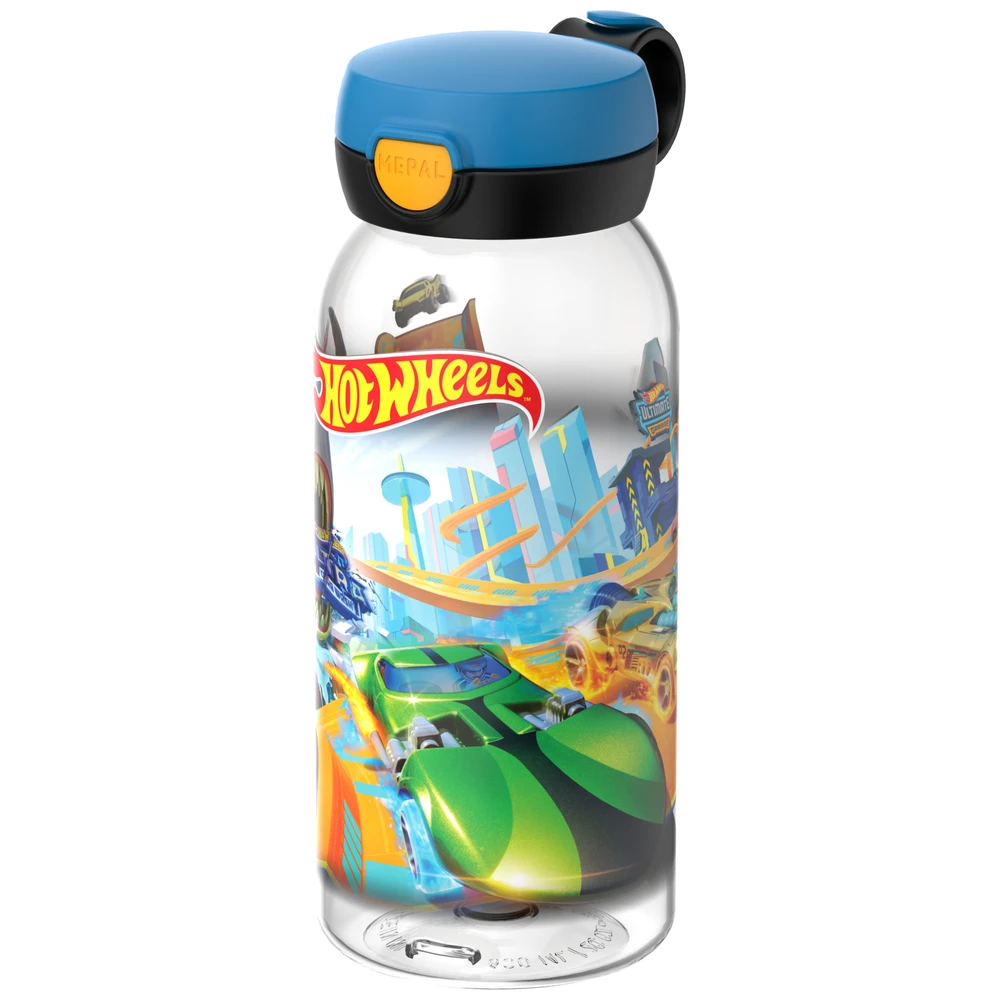 Mepal Drinkfles Met Flipdop Campus 600 Ml - Hot Wheels