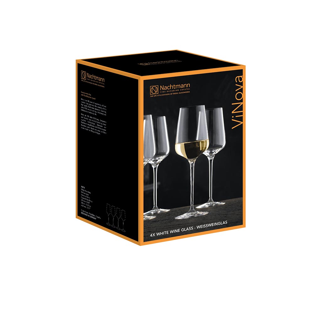 Nachtmann Vinova Wittewijnglas 380 Ml Set 4 Stuks