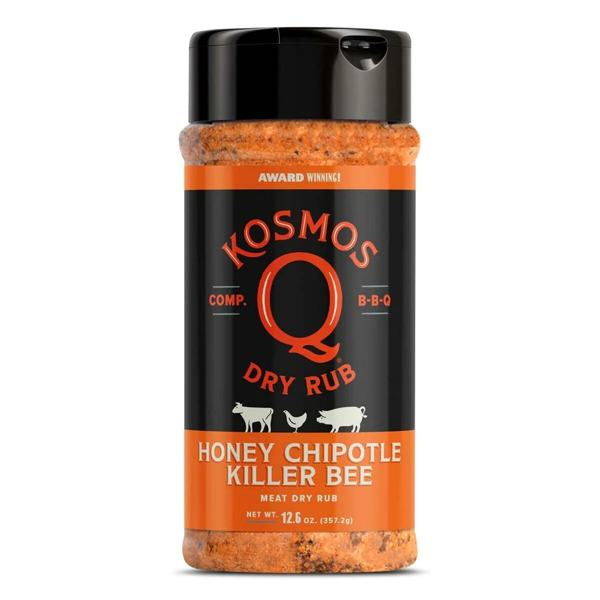 Kosmo's Q Rub Honey Killer Bee Chipotle 16Oz