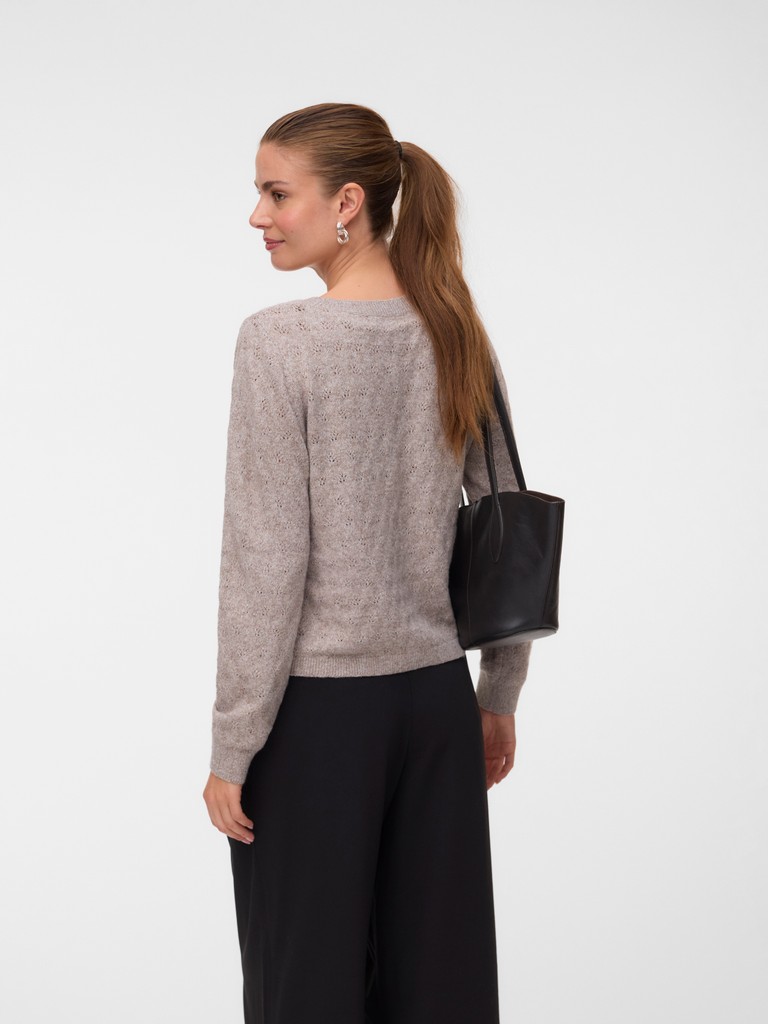 Vero Moda Doffy Stitch LS O-Neck Cardigan Dames