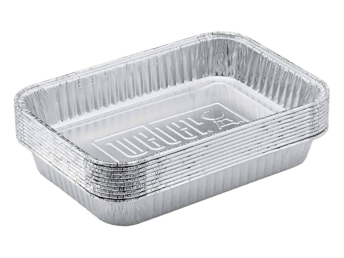 Weber Aluminium Lekbakjes - Groot