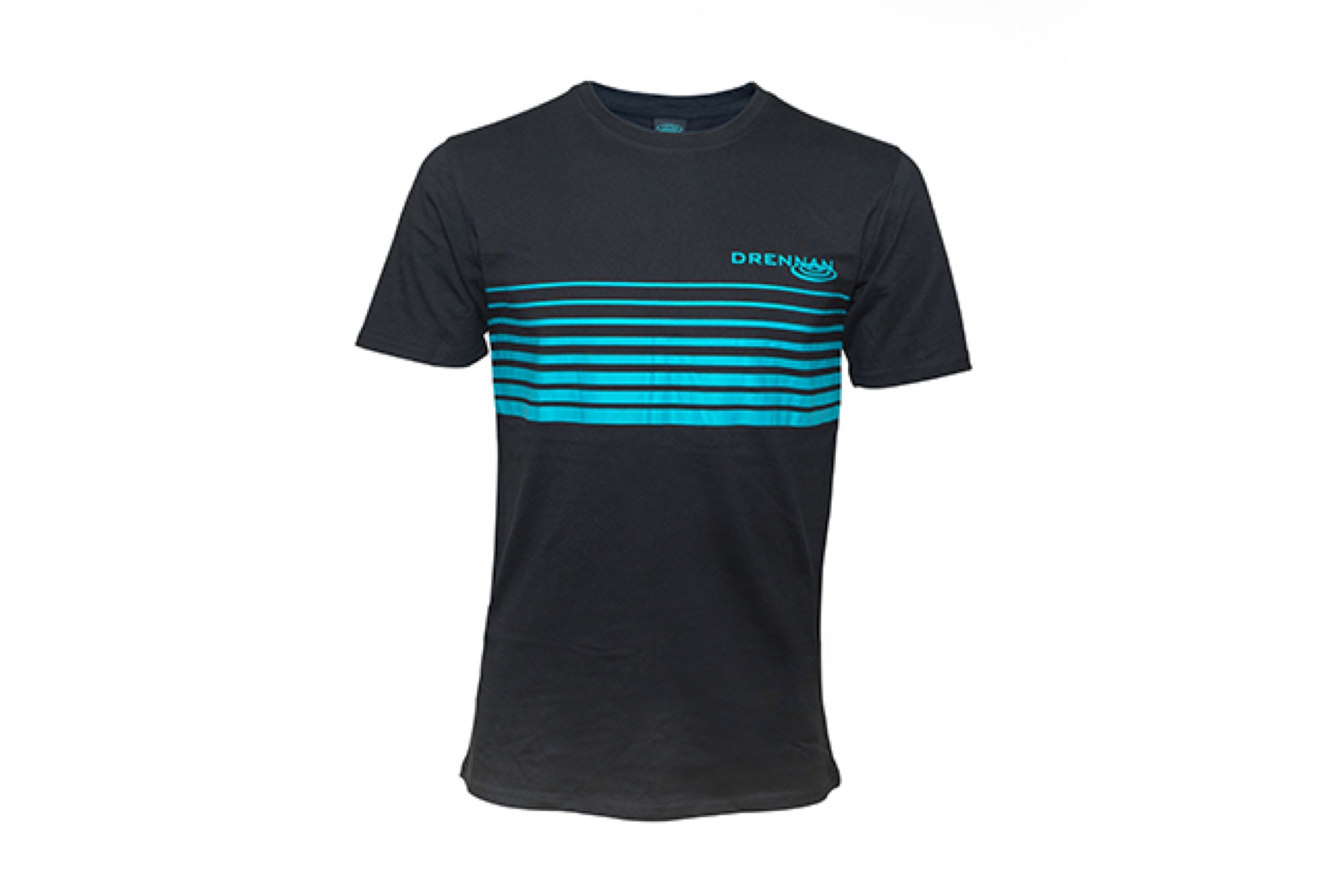 Drennan Aqua Stripe T-Shirt M