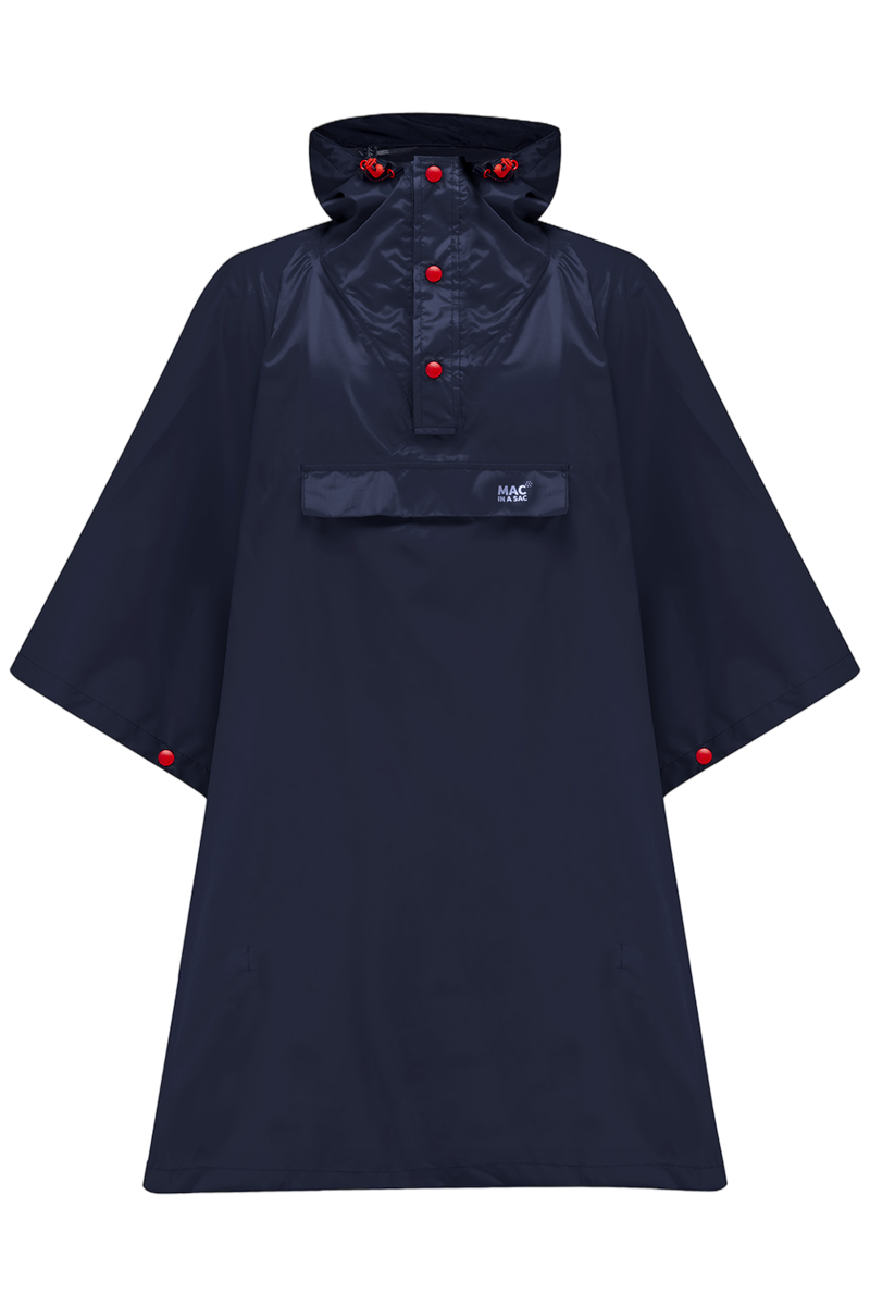 Mac in a Sac Poncho Navy Os