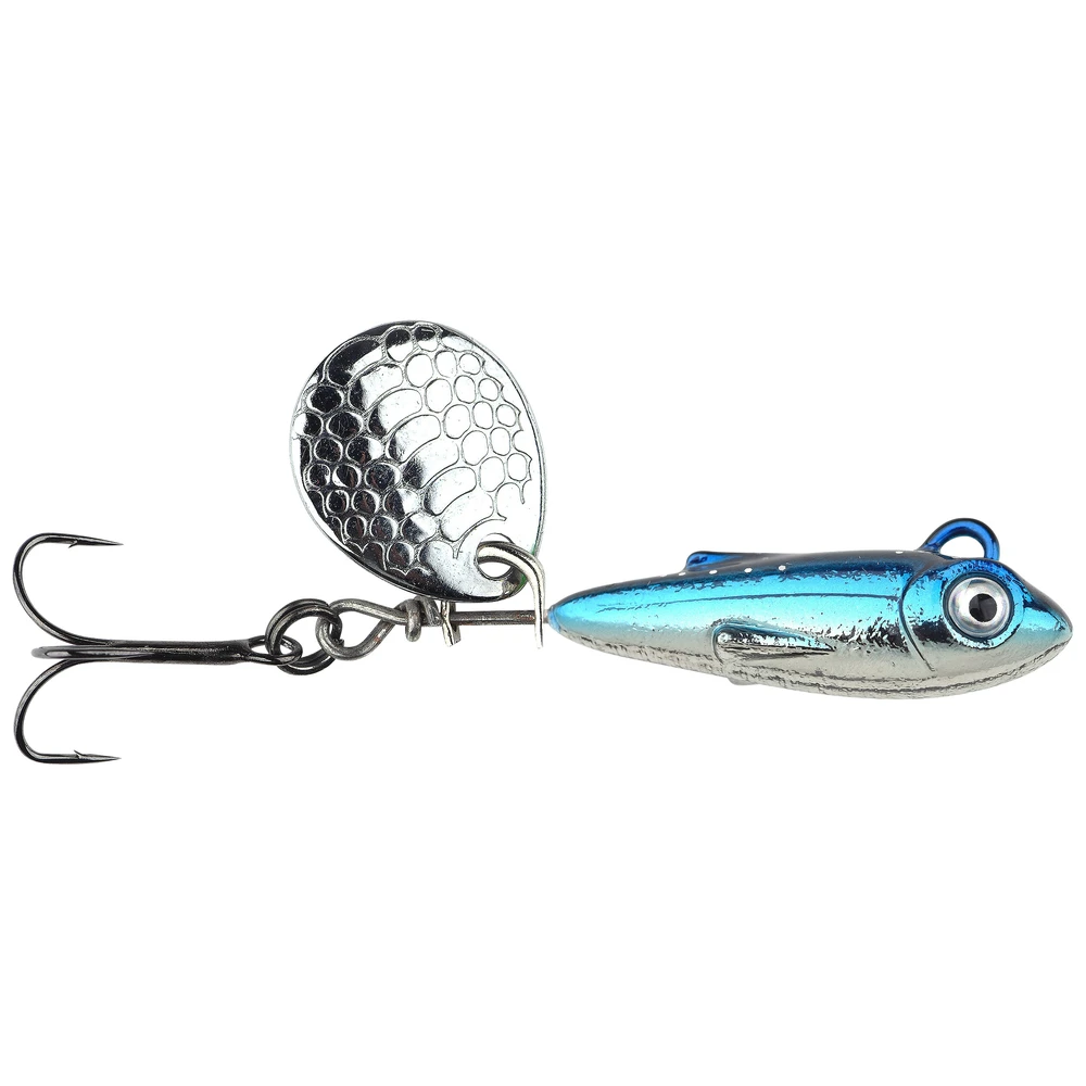 Spro Larva Micro Tailspin Chrome Blue 6G
