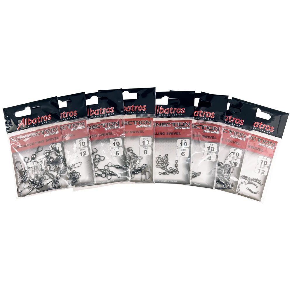 Albatros Duo Snap Swivel Size 8