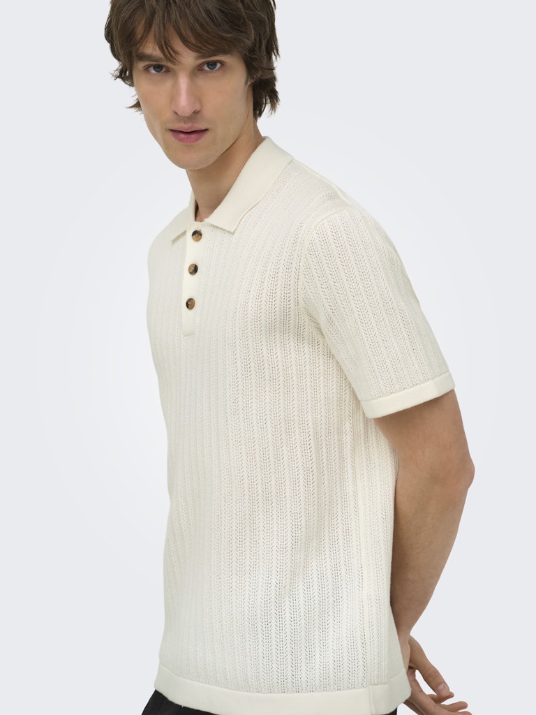 Only & Sons Moon Reg 12 SS Polo Knit Heren