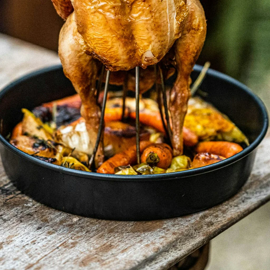Big Green Egg Vertical Turkey Roaster