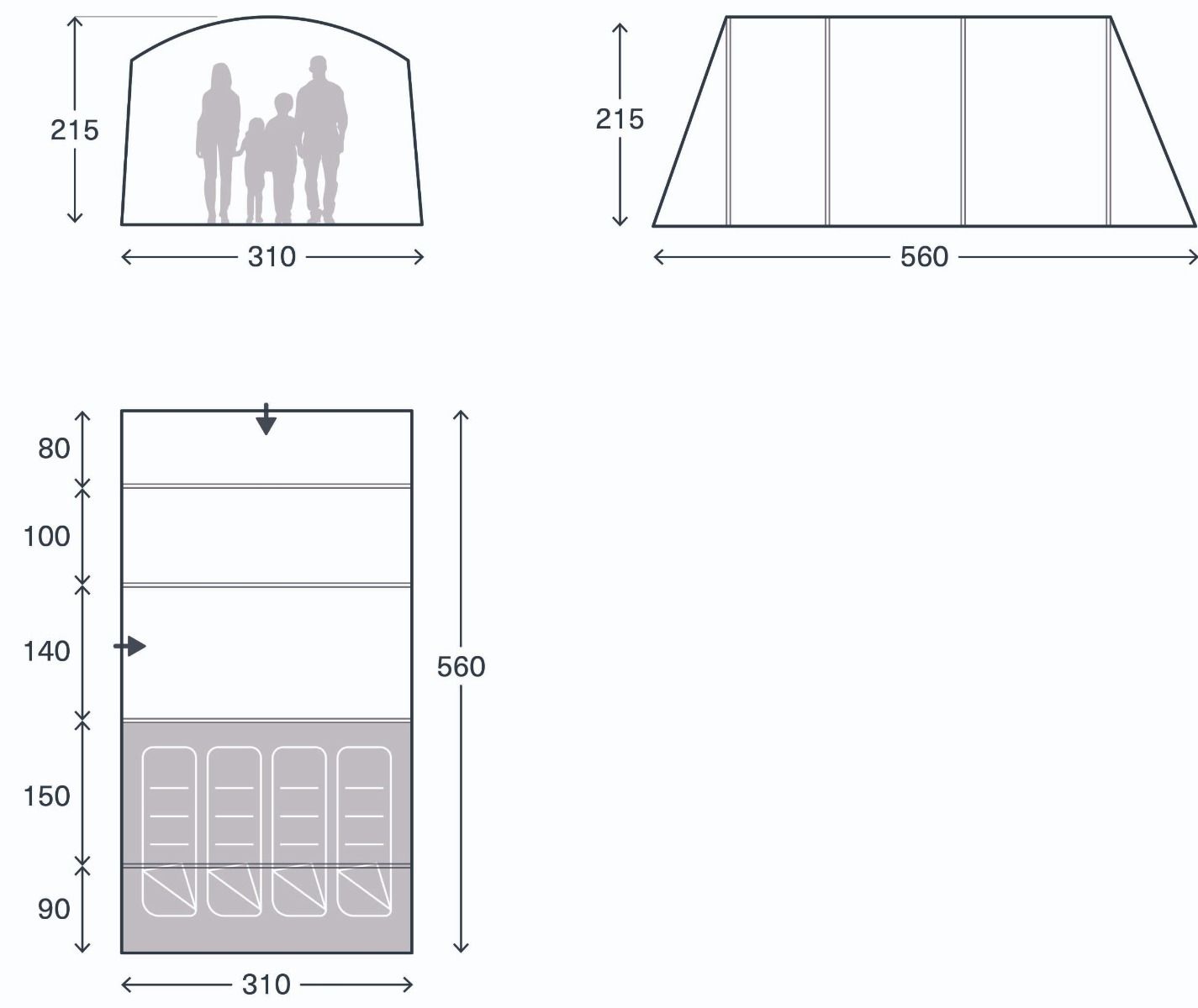 Kampa Dawlish 04 Air