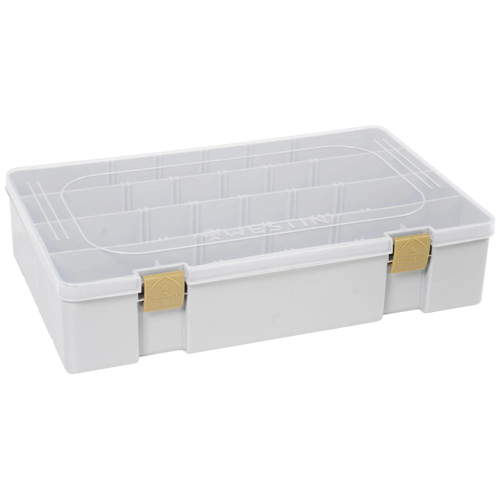 Westin W3 Tacklebox 36X225X8Cm Grey/Clear