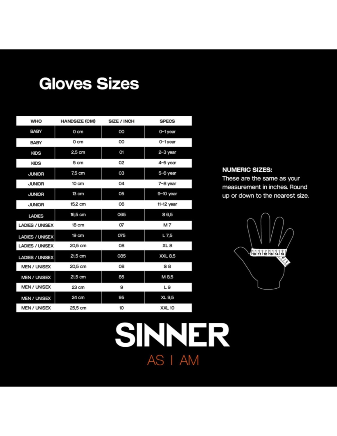 Sinner Mesa Glove Heren Black_L 9