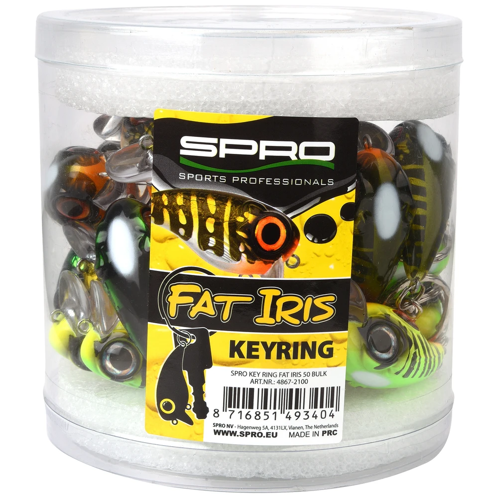 Spro Key Ring Fat Iris 50 Bulk (30Pcs)