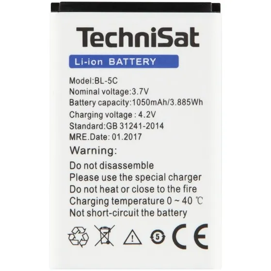 Technisat Batterij voor Digitr. 1/2, Technir. Rdr/6, Sternr. Ir 2