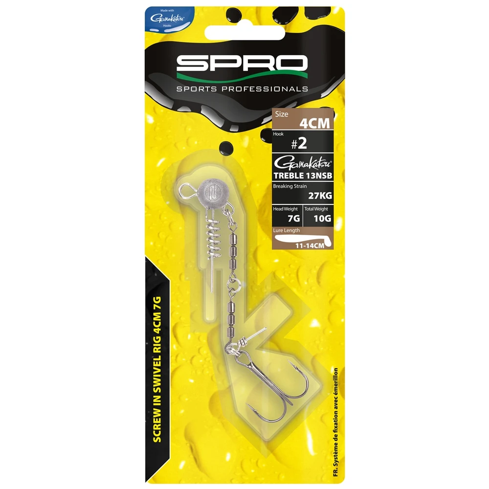 Spro Screw IN Swivel Rig 5.5Cm 7Gr