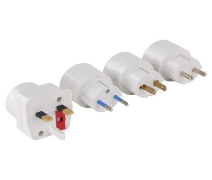 Q-Link Reisstekker Set 4-Voudig