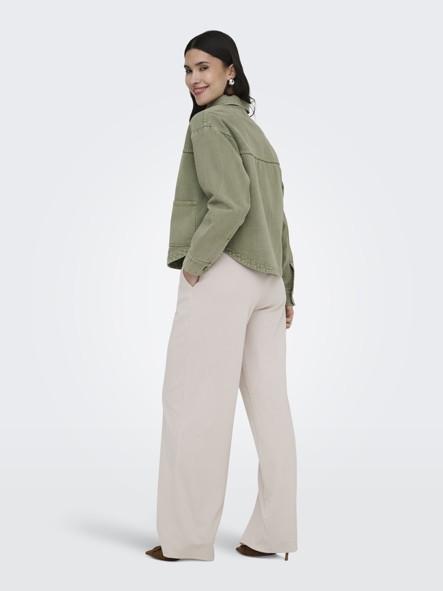 Jacqueline de Yong Noma L/S Shacket Dames