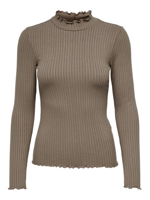 JDY Fransiska Lange Mouw Highneck Top Jrs Dames