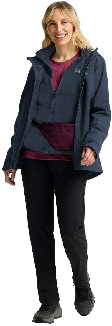 Jack Wolfskin Moonrise 3In1 Jacket Dames Jack Wolfskin Moonrise 3In1 Jacket Dames