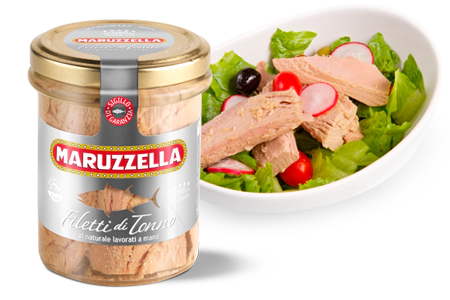 Maruzzella Tonijnfilets Naturel In Water 185Gr