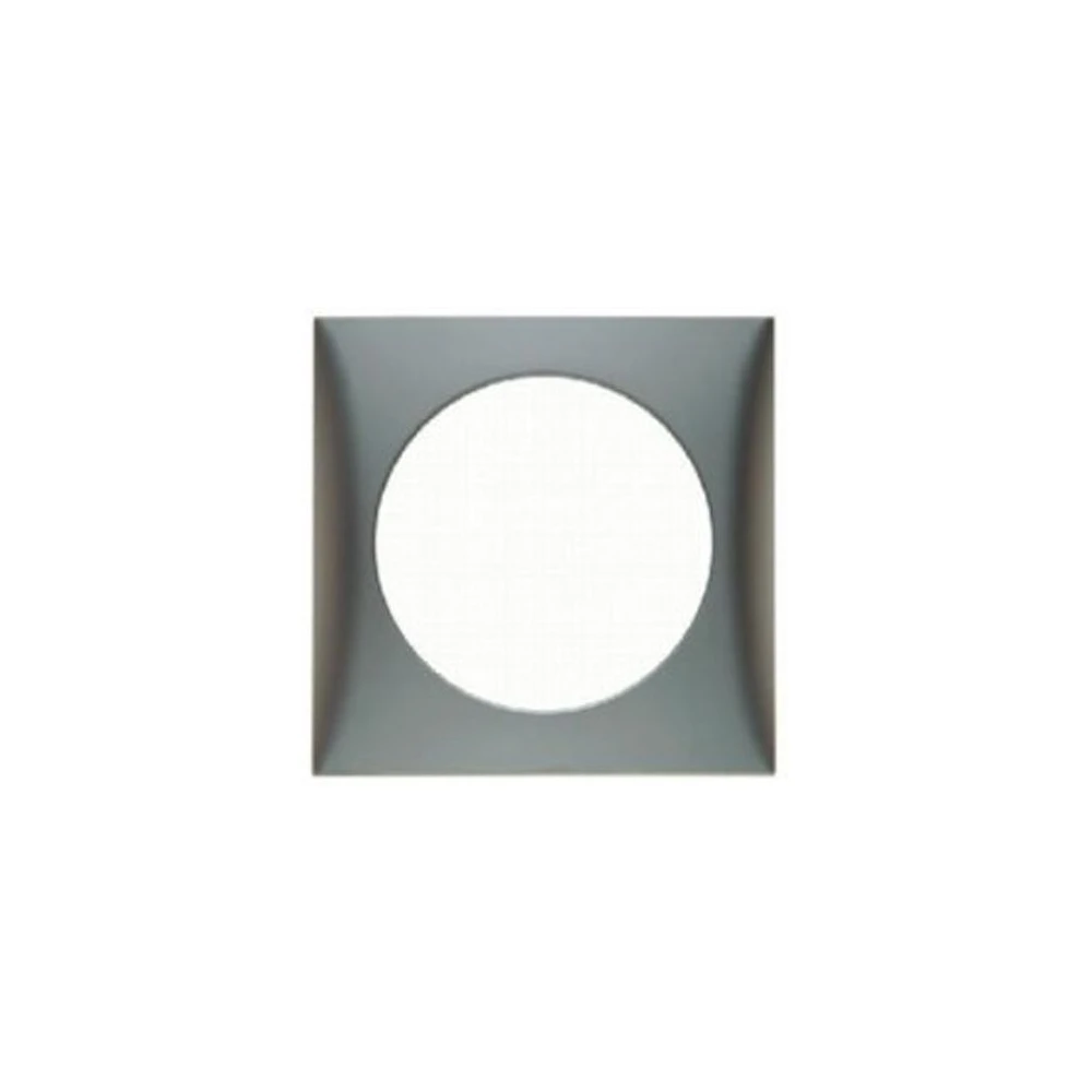 Berker Afdekraam Hooggl. Chroom Enkel