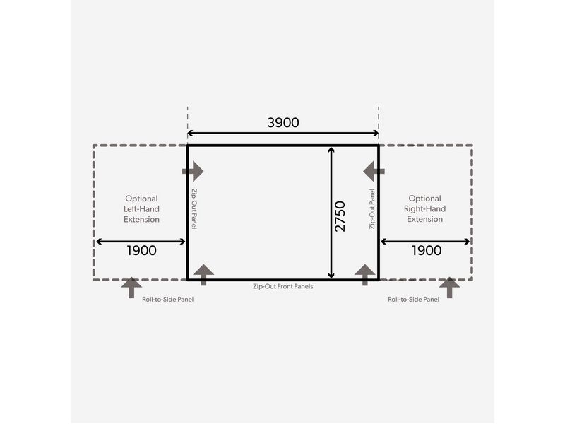 Dometic Luchtvoortent Club Air All-Season 390 S