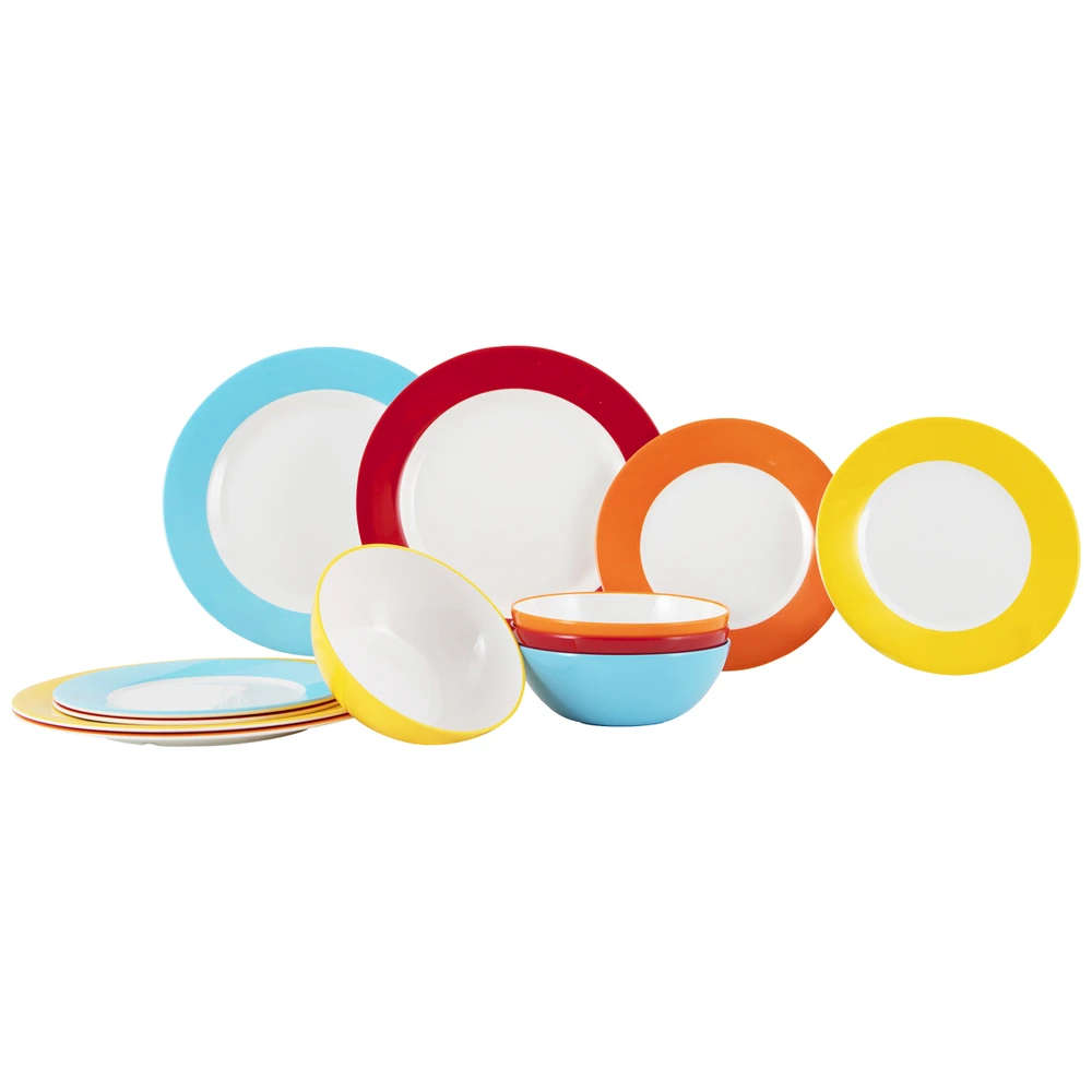 Gimex GX Col Servies Rainbow 12Dlg