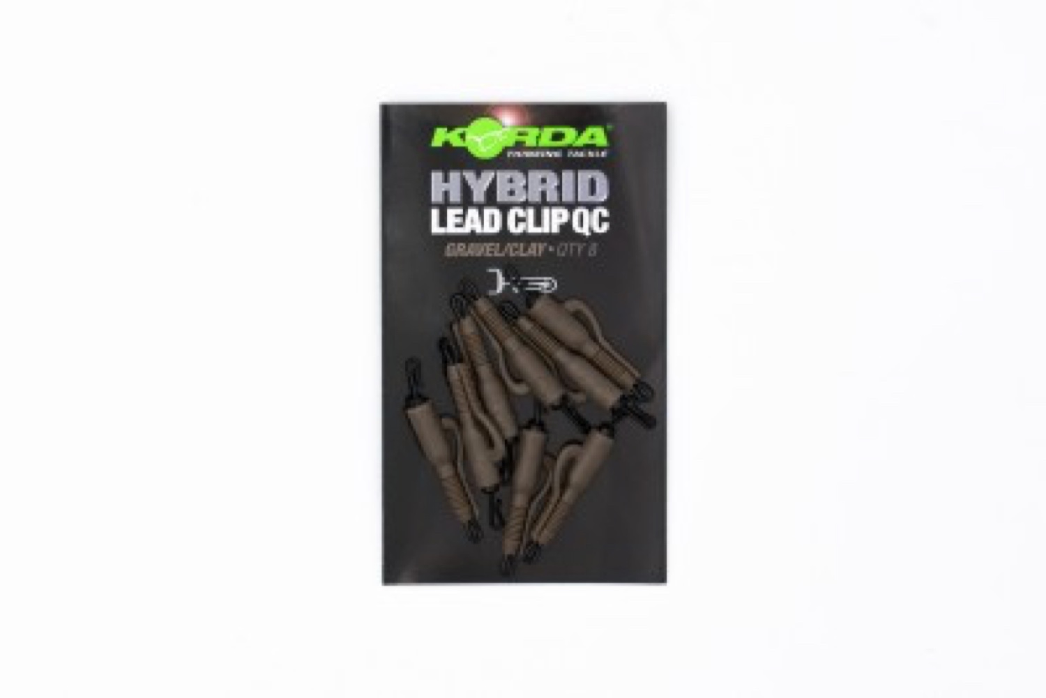 Korda Qc Hybrid Lead Clip - Weed/Silt