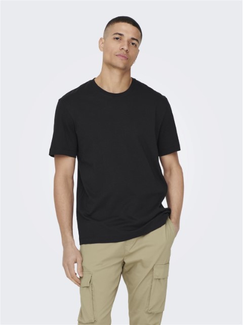 Only & Sons Max Life Ss Stitch Tee Heren