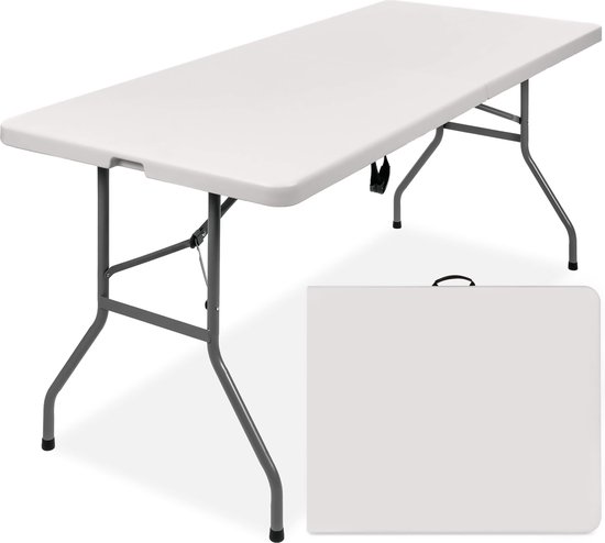 Vouwtafel Wit 180X68X74Cm