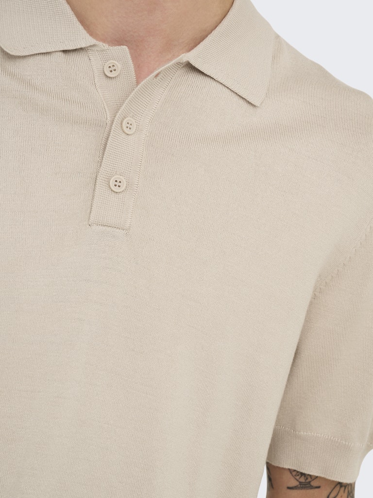 Only & Sons Wyler Life Reg 14 Ss Polo Knit Heren