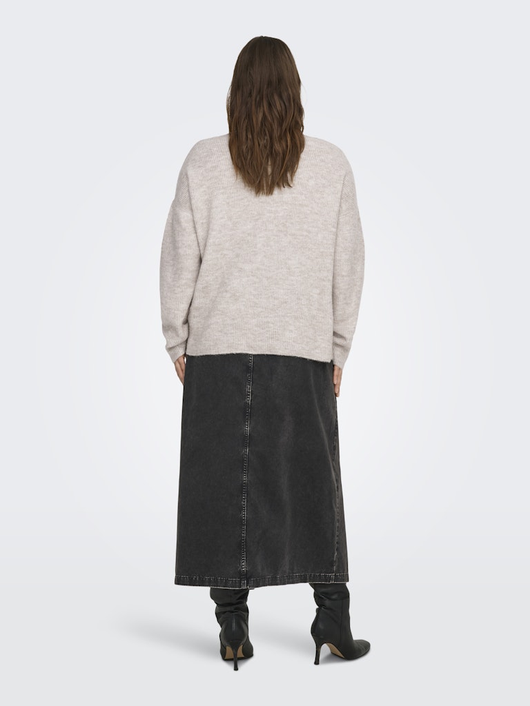 Only Carmakoma Camilla V-Neck L/S Pullover Knt Dames