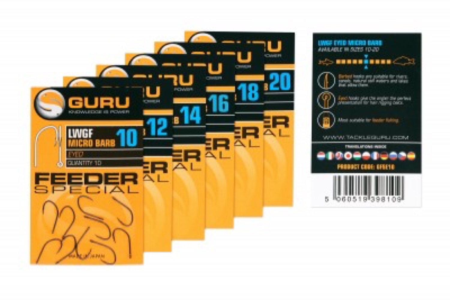 Guru Lwg Feeder Special 12 Barbed/Eyed