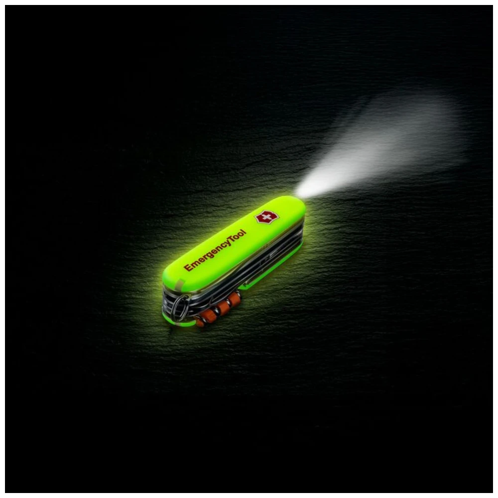 Victorinox Zakmes Huntsman Emergency Tool, 23 Functies, Fluo Geel