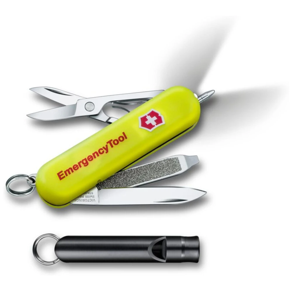 Victorinox Zakmes Signature Emergency Tool, 8 Functies, Fluo Geel