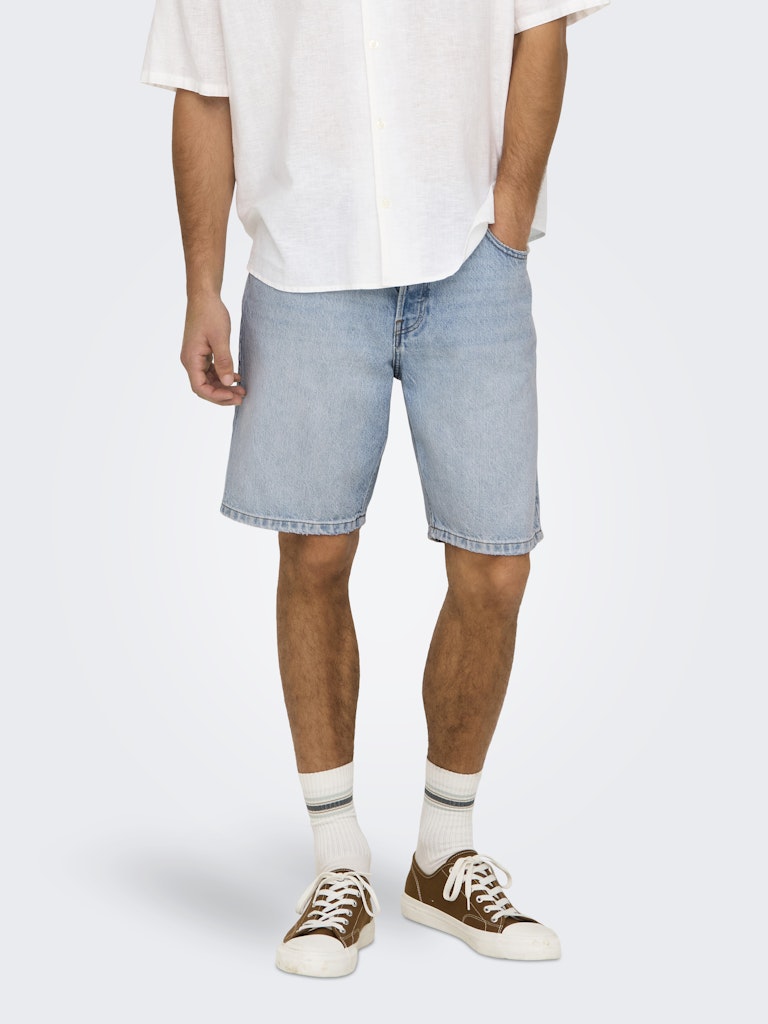 Only & Sons Edge Lb 2041 Tai Dnm Shorts Heren