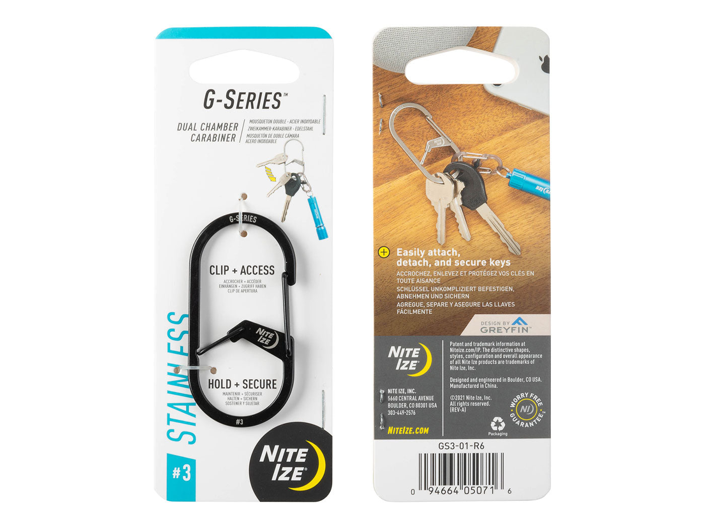 Nite Ize G-series Karabijnhaak Zwart #3