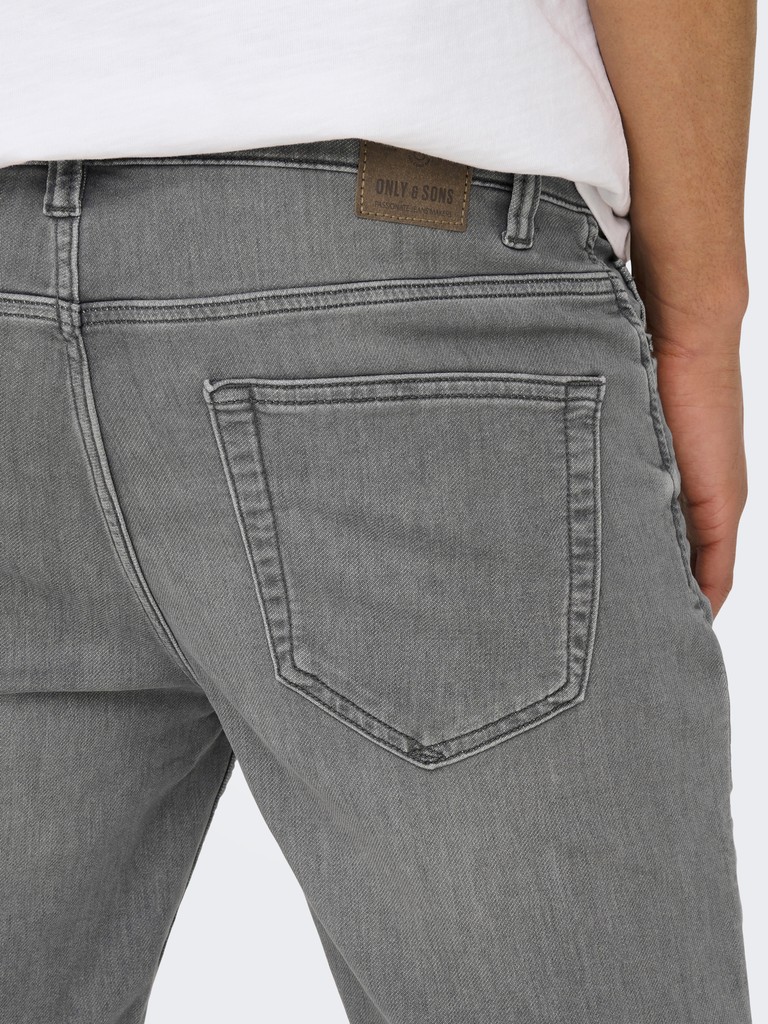 Only & Sons Ply Blk Jog Pim Shorts Heren