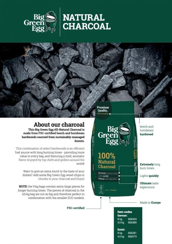Big Green Egg Charcoal 9 Kg
