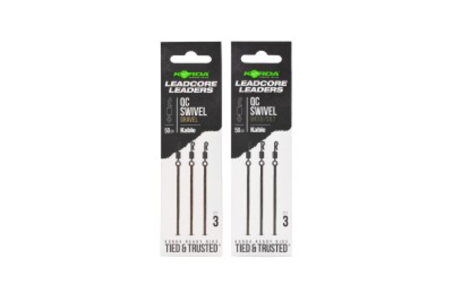 Korda Leadcore Leaders Weed/Silt 50CM Kable