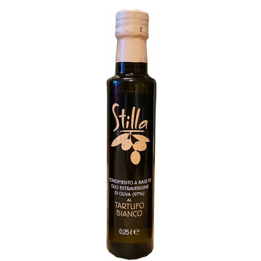 Stilla Olijfolie Extra Virgine Witte Truffel 0,25 Liter