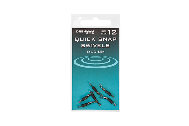Drennan Dil Quick Snap Swivels Size 12
