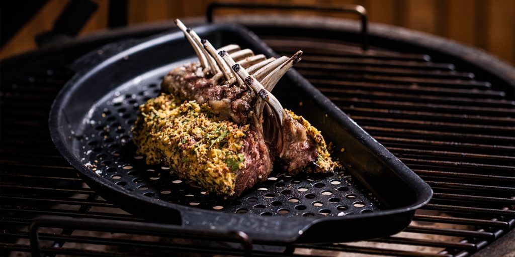 Big Green Egg Perforated Half Grid Large