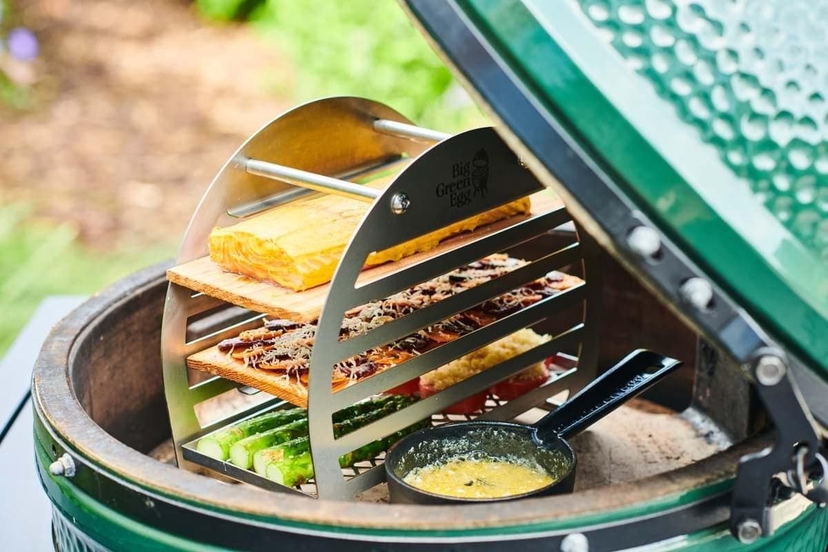Big Green Egg Smoking Tower