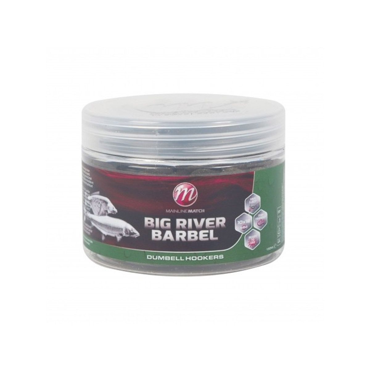 Mainline Big River Barbel dumbell Hookers 10X12 Mm