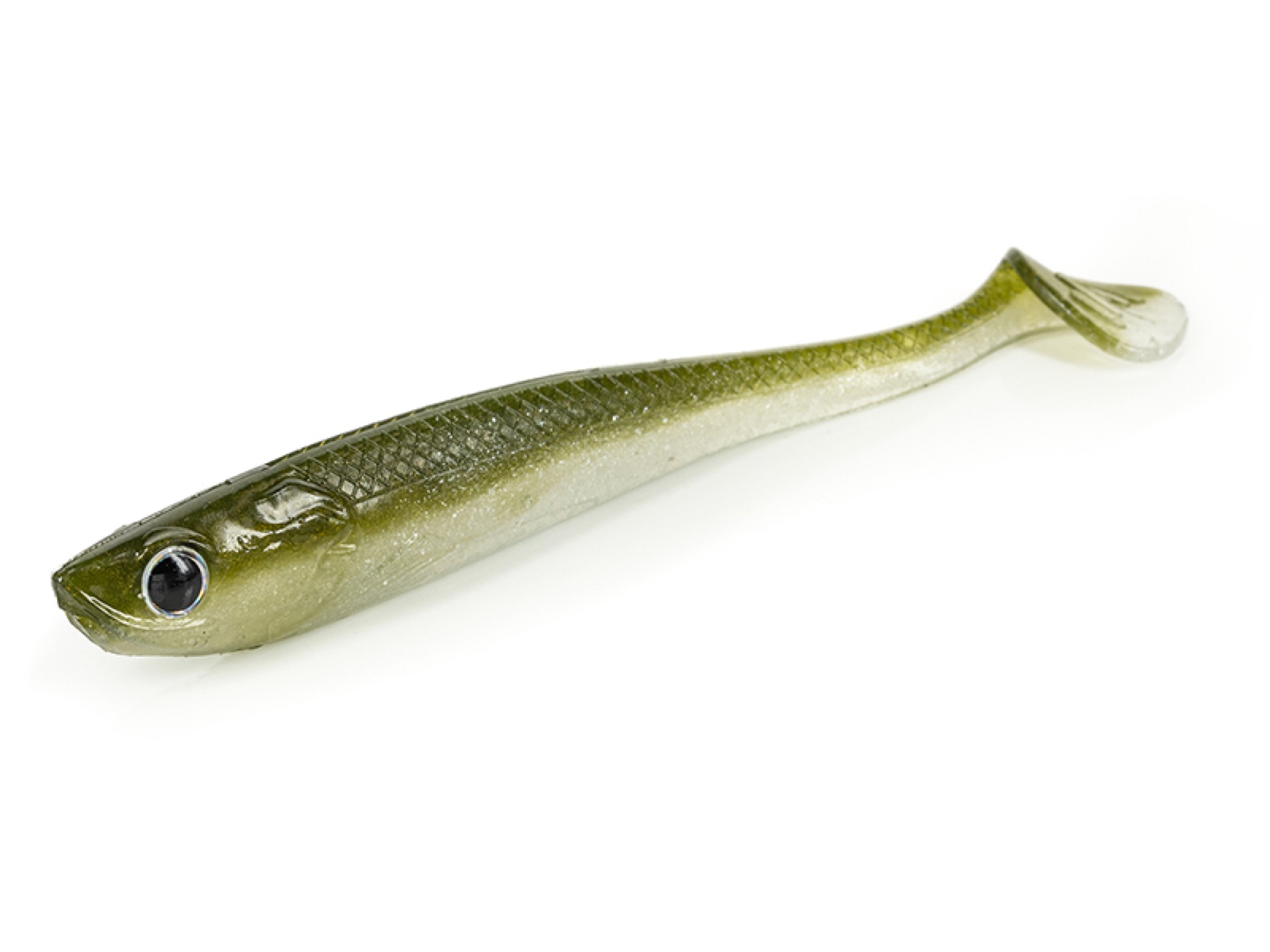Molix Ra Shad 4" Slim #649 Green Herring