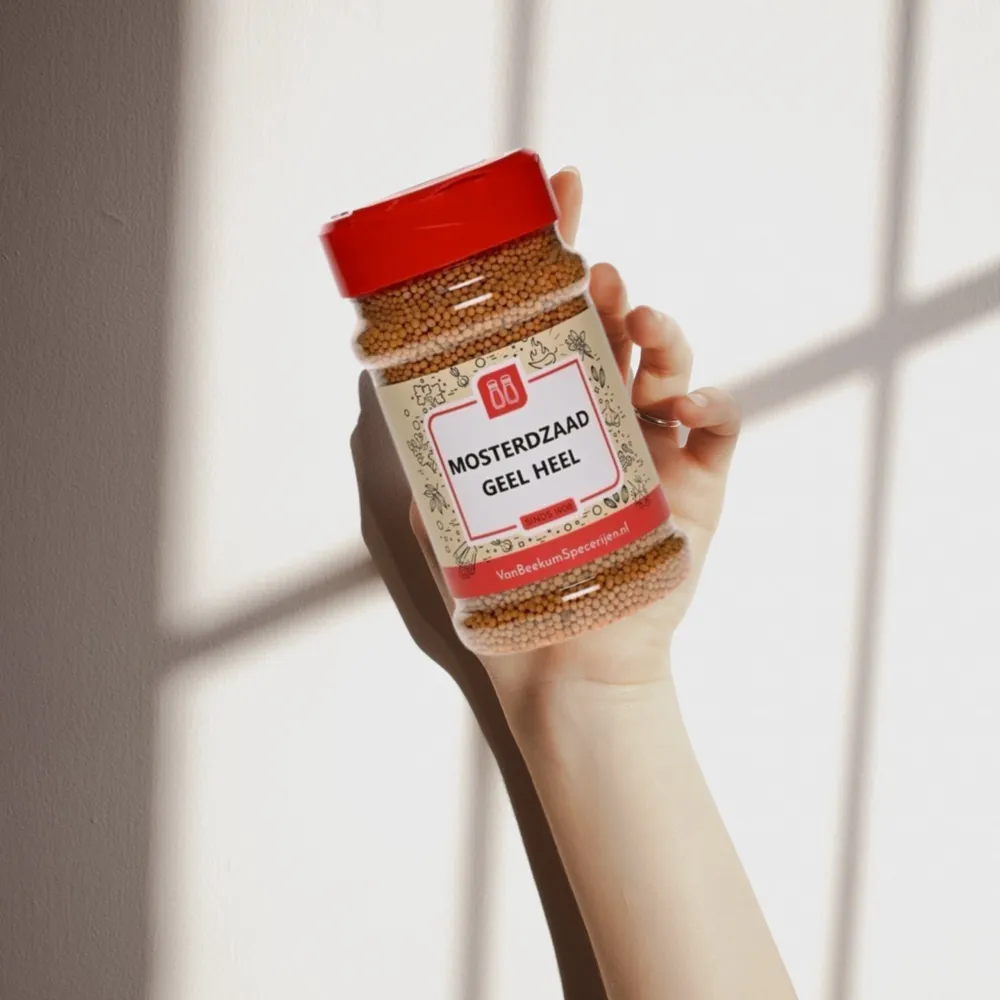 Van Beekum Mosterdzaad Geel Heel 230 Gr
