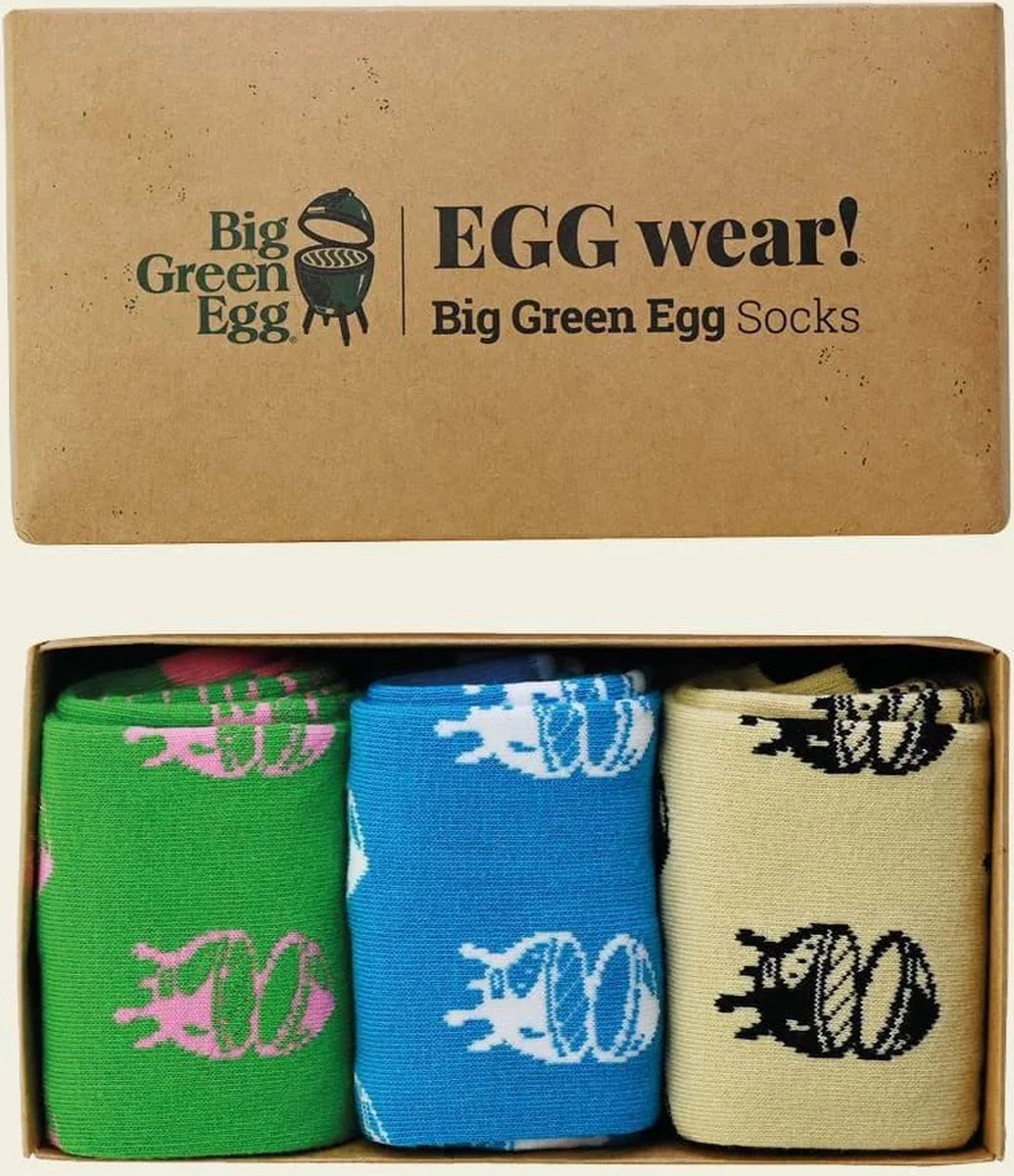 Big Green Egg 3-Pack Sokken MT 43-46