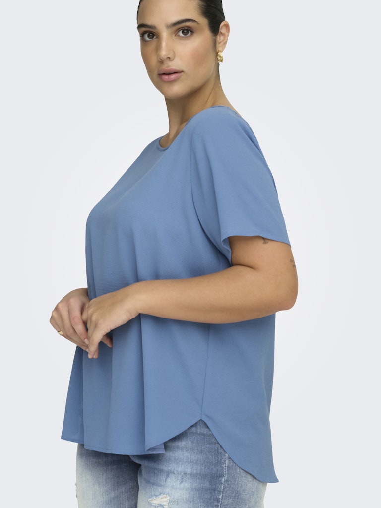 Only Carmakoma Vica S/S Top Wvn Dames